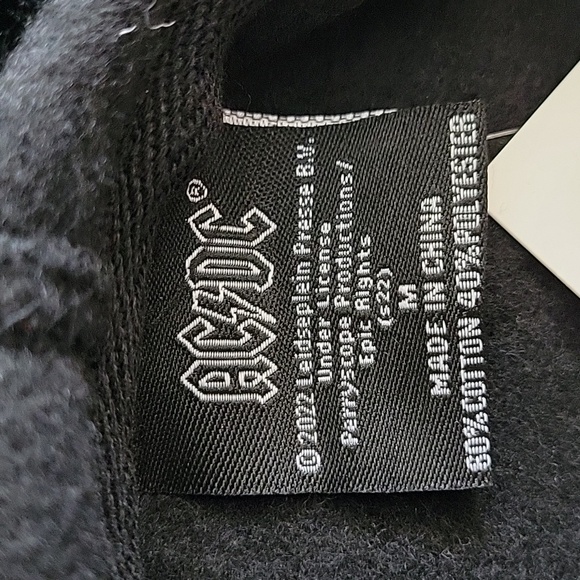 AC/DC hoodie, Men's Music Hoodie,M, black, NWT - Picture 8 of 9